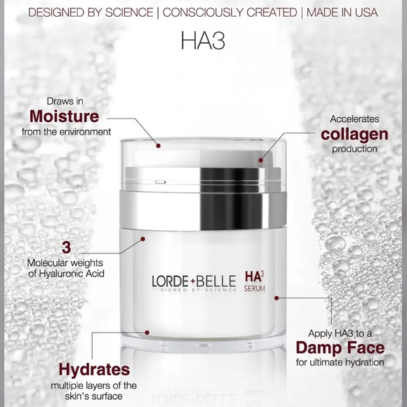 🆕 LORDE + BELLE HA3 PEPTIDE SERUM - Picture 1 of 4